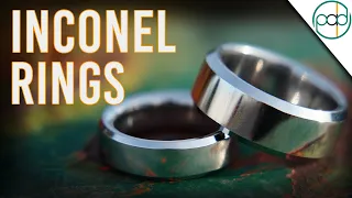 Making 2 Inconel Wedding Rings on a Lathe