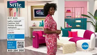 kathy ireland Fashion 360 Paradise Pleasure PaisleyPrint...