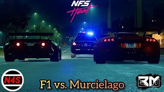 NFS Heat Black Market McLaren F1 Boss Challenge 2: Merciless (F1 vs Murcielago)