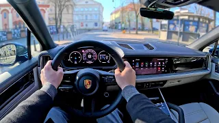 2024 Porsche Cayenne V6 353hp | POV Test drive | 4K Premium Quality HDR