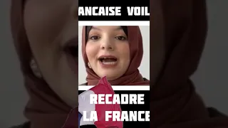 Française voilée Recadre la France🇫🇷 #liliabouziane #clash #messiha  #voile  #annecy #marine