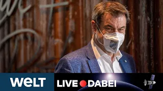 CORONA-KRISE: Briefing von Ministerpräsident Söder nach bayerischen Impfgipfel | WELT Live dabei