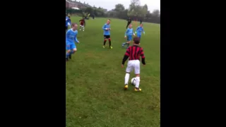 5 year old Charlie playing football for Manchester city u6