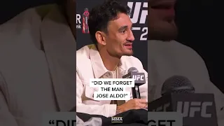 Max Holloway still considers Jose Aldo the featherweight GOAT 🐐 #shorts