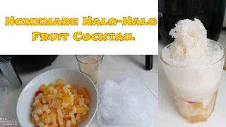 Home Made Halo-Halo Fruit Cocktail