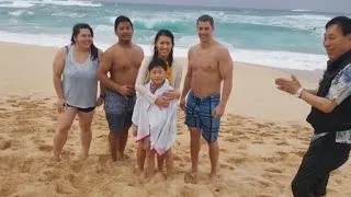 Watch Stranger Rescue 8-Year-Old Boy Caught In Hawaiian Surf