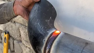 The fastest way to weld civil defense liine  pipes