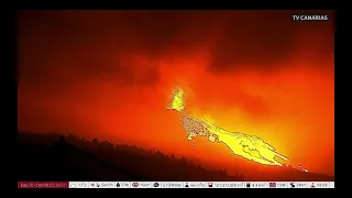Day 20: Lava breakthrough caught on Camera at La Palma Volcano