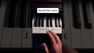 Sound like a pro 👐 #piano #pianotutorial #lesson  #tutorial