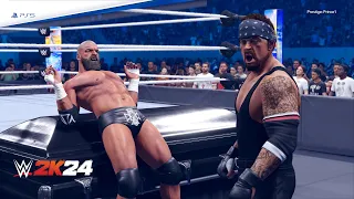 WWE 2K24 - The Undertaker Vs Triple H - EPIC CASKET MATCH (PS5)