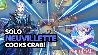 Neuvillette Freeze Vs Crab! | Cat's Tail Gathering | Genshin Impact TCG