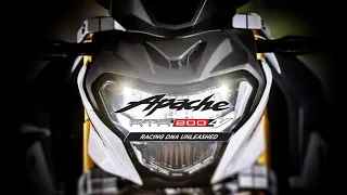 2023 TVS Apache RTR 200 4v OBD2 New Model💥USD Forks New Looks🔥New features !! Launch Date !