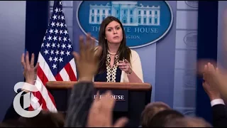 Sarah Huckabee Sanders Memorable Moments Defending President Trump | The New York Times