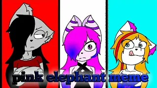 pink elephant / animation meme / flipaclip ( Short )