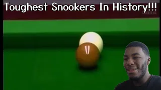 American Reacts to the Toughest Snookers In History!!!