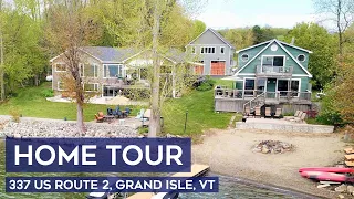 Vermont Home Tour | Champlain Island Lakefront Compound | Lake Champlain Real Estate