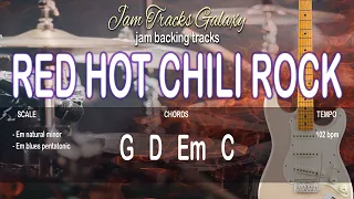 RED HOT CHILI ROCK Backing Track/Type Beat in G/Em (102 bpm)