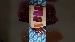 my glamm lit liquid matte lipstick review/ swatches || GET FREE LIPSTICKS