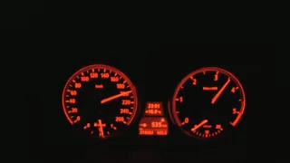 BMW 525d E61 0-235 km/h acceleration