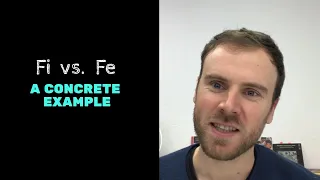 Fe versus Fi: A Concrete Example