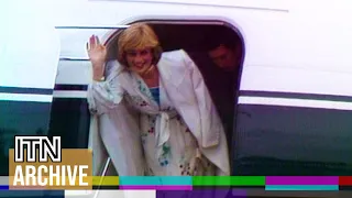 The Royal Honeymoon: Princess Diana and Prince Charles Leave for Gibraltar (1981) | Royal History