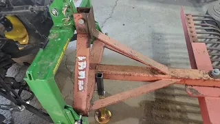 DIY Tractor Implement Stand. Cheap and Easy!