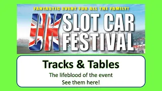 Slot Car Tracks + Slot Car Trade Tables - UK Slot Car Festival 2023 (Official Video)