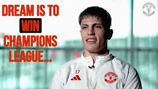 Alejandro Garnacho Manchester United Full Interview (In English) ! My Reaction