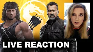 Mortal Kombat 11 Rambo vs Terminator Trailer REACTION