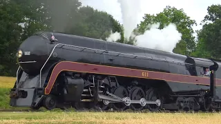 [4K] Norfolk & Western Steam on the Strasburg Rail Road