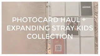 photocard haul + expanding stray kids collection • расширение коллекции минхо и чанбина