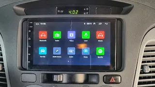 Toyota Innova stereo removal and upgrade to android head unit wth reverse cam