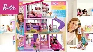 Nowy mega duży, idealny domek dla Barbie!!! Dreamhouse Otwieram z Rodzinką Barbie!