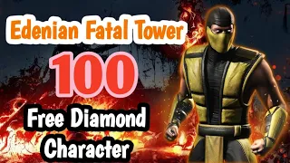 Mk Mobile | Fatal Edenian Tower 100 Boss Battle | Free Diamond Character @mkkombater