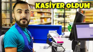 MARKETTE KASİYER OLDUM!! KASİYER SIMULATOR | Barış Can