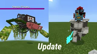 Undyne and Omega Flowey (by h2wither update) |Minecraft