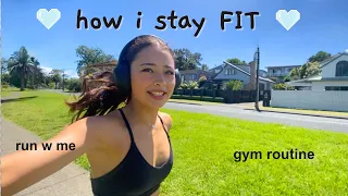 week of workouts ♡ | staying fit: lifting, run with me!