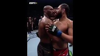 Jorge Masvidal and Kamaru Usman show respect to Eachother!!!