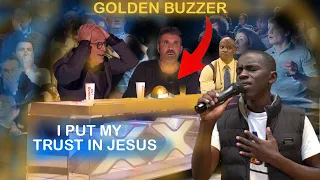 GOLDEN BUZZER: First African On AGT Suprises the judges With An Amazing Worship Session