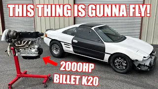 Putting Nearly 2000Hp Into The Back of an Mr2!