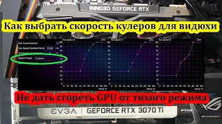 Как не дать сгореть GPU от тихого режима. Тонкая настройка кулеров на видеокарте.