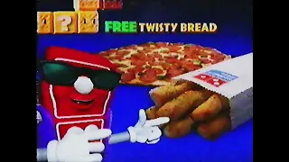 Domino's Pizza Super Mario All-Stars Instant Win Game Ad (1993)