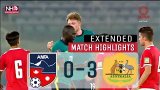 Extended MATCH HIGHLIGHTS: NEPAL 0-3 AUSTRALIA | Worldcup 2022 & Asian Cup 2023 Qualifiers