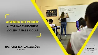 🔴 SBT AO VIVO: Autoridades discutem violência nas escolas