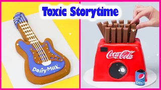 🥴 Toxic Storytime 🌈 Top Satisfying Fancy 3D Fondant Cake Decorating Ideas