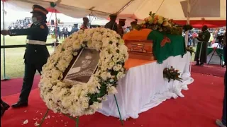 KENNETH KAUNDA BODY VIEWING OVER THE NATIONAL ANTHEM AND HOW HE VIEWED HIS OWN DEATH.