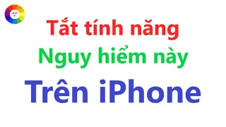 XÀI IPHONE NÊN TẮT NGAY TÍNH NĂNG NÀY NGOÀI MÀN HÌNH KHÓA