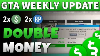 GTA Double Money | NEW SUBMARINE ROBBERY, SNOW STILL ACTIVE (GTA Online Weekly Update)