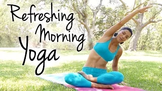 Morning Yoga For Energy Boost & Flexibility, Tension & Pain Relief 20 Minutes Beginner Workout