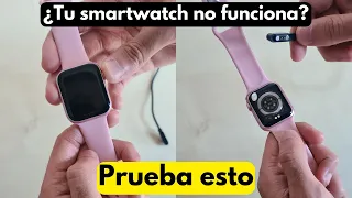 Mi smartwatch no enciende ni tampoco carga | Aquí la solución